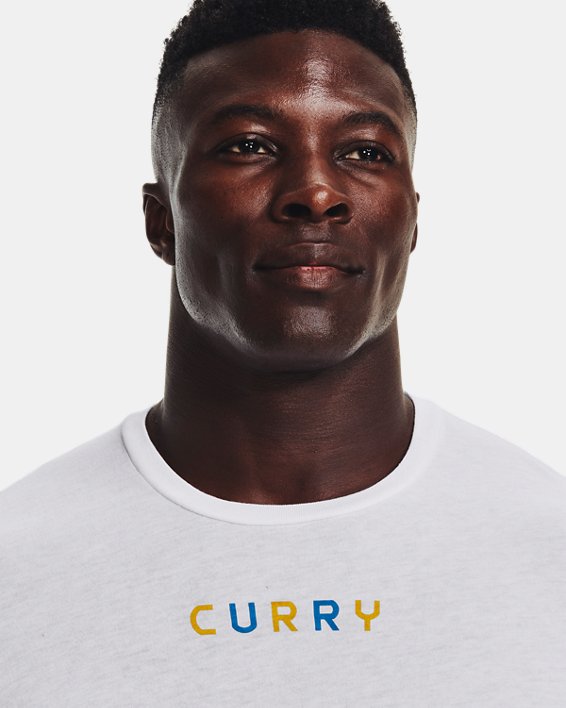 Men's Curry Ultra Splash T-Shirt, White, pdpMainDesktop image number 3